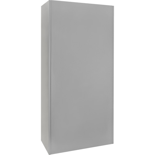 Wardrobe Storage Cabinet, Steel, 36" W x 18" D x 72" H, Grey Nassau Supply