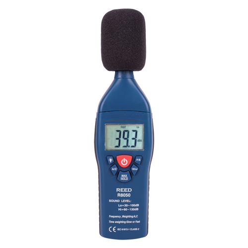 Sound Level Meter, 30 - 100 dB/60 - 135 dB Measuring Range Nassau Supply