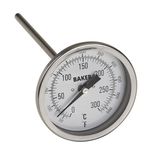 Bi-Metal Thermometers, Contact, Analogue, 50-550°F (0-260°C) Nassau Supply