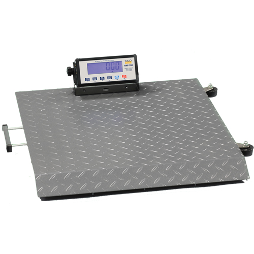 Balance &agrave; plateforme KWS CY-150, Capacit&eacute; de 330 lb / 150 kg, 24" lo x 24" la Nassau Supply