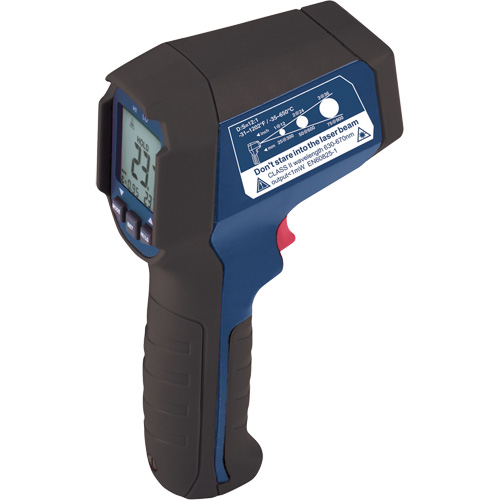 Infrared Thermometer, -31°- 1202° F ( -35° - 650° C ), 12:1, Adjustable Emmissivity Nassau Supply