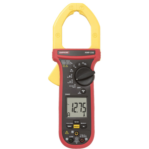AMP-330 Motor Maintenance TRMS Clamp Meter, AC/DC Voltage, AC/DC Current Nassau Supply