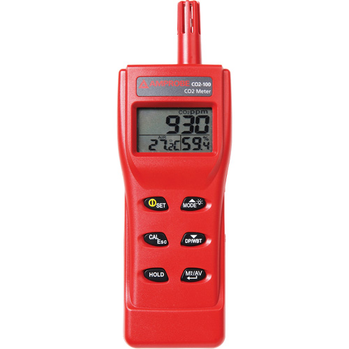 Compteur de dioxyde de carbone manuel CO2-100 Nassau Supply