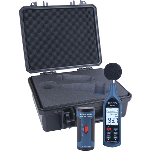 Ensemble de sonom&egrave;tre enregistreur et calibrateur Nassau Supply