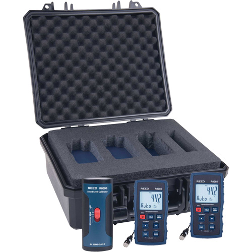 Noise Dosimeter Kit, 35 - 130 dB Measuring Range Nassau Supply