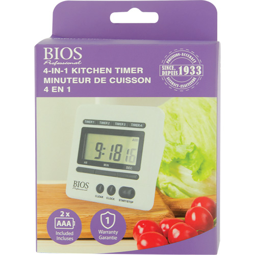 4-In-1 Kitchen Timer Nassau Supply