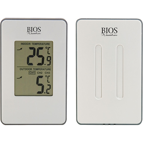 Thermom&egrave;tre sans fil int&eacute;rieur/ext&eacute;rieur, Sans contact, Analogique, 31-158°F (-35-70°C) Nassau Supply