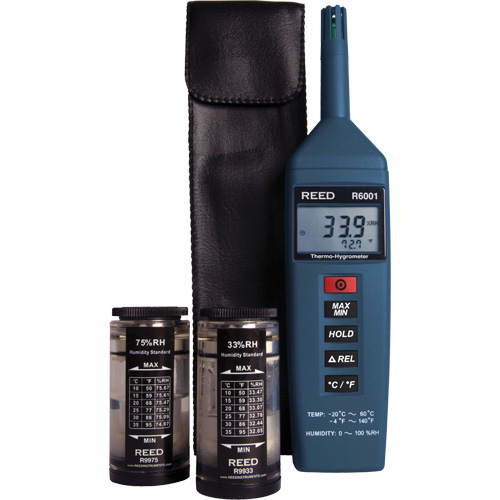 Thermo-Hygrometer Kit, 0% - 100% RH, -4°- 140° F ( -20° - 60° C ) Nassau Supply