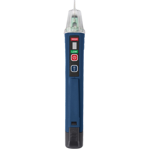 D&eacute;tecteur de tension alternative sans contact avec lampe de poche, 24 V - 1000 V/90 V - 1000 V, Alerte Lumi&egrave;re & son Nassau Supply