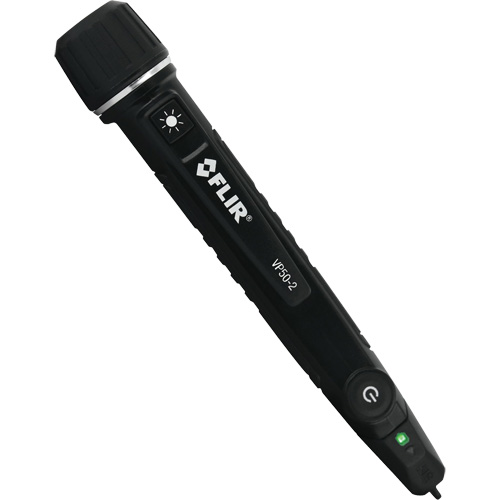 VP50-2 Triple Alarm CAT IV Non-Contact Voltage Detector with Flashlight, 90 VAC - 1000 VAC, Light & Sound Alert Nassau Supply