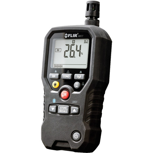 Humidim&egrave;tre 5-en-1 MR77 avec METERLINK, Gamme d'humidit&eacute; 0 - 99%, Gamme de temp&eacute;rature -4°- 392° F ( -20° - 200° C ) Nassau Supply