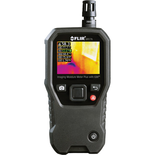 IGM Moisture Meter with Replaceable Hygrometer, 7 - 30% Moisture Range, -22°- 122° F ( -30° - 50° C ) Temperature Range Nassau Supply