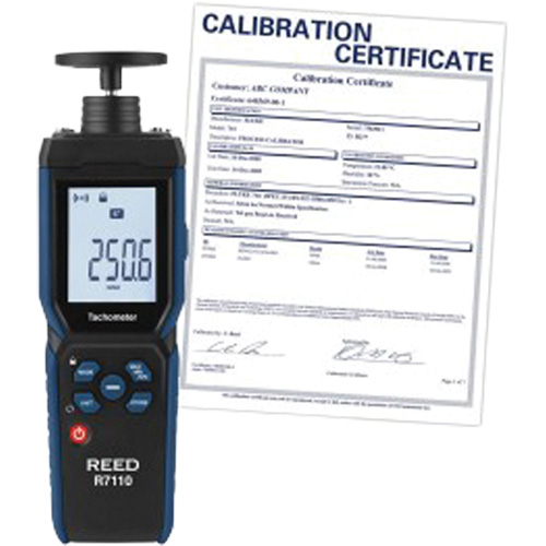 Combination Contact & Laser Photo Tachometer with Traceable Certification, Contact/Photo (Non Contact) Nassau Supply