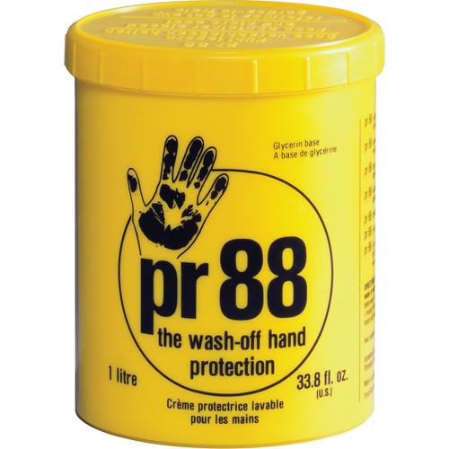 Cr&egrave;me protectrice pour la peau PR88 - La protection pour les mains, Pot, 1000 ml Nassau Supply