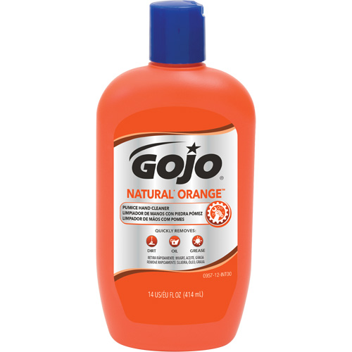 Natural Orange Hand Cleaner, Pumice, 414 ml, Bottle, Citrus/Orange Nassau Supply