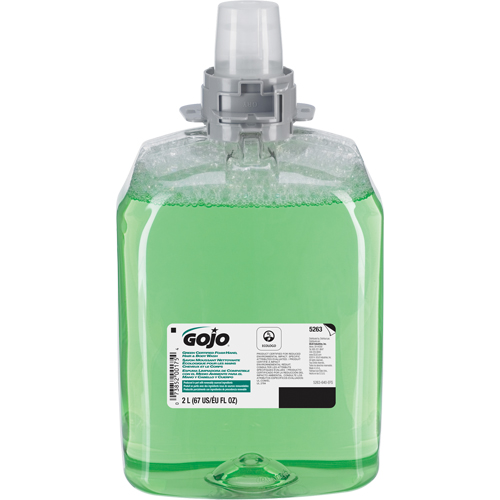 Savon pour les mains, les cheveux et le corps certifi&eacute; vert FMX-12, Mousse, 1250 ml, Parfum&eacute; Nassau Supply