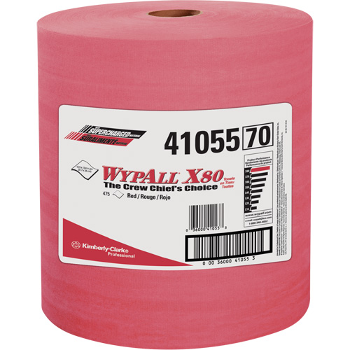 Chiffons X80, Robuste, 13-2/5' lo x 12-1/2" la Nassau Supply