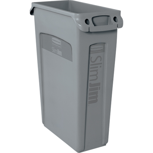 Slim Jim&reg; Container with Venting Channels, Plastic, 23 US gal. Nassau Supply
