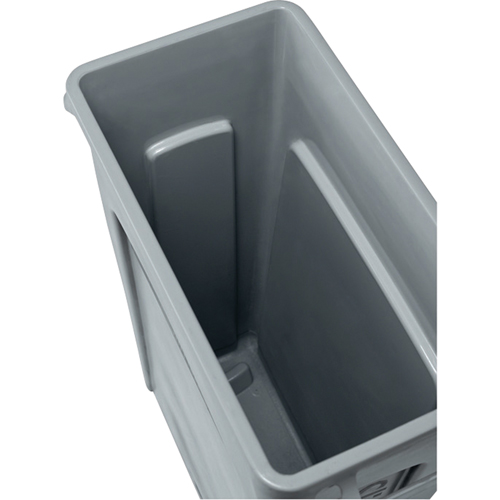 Slim Jim&reg; Container with Venting Channels, Plastic, 23 US gal. Nassau Supply