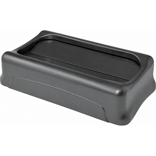 Contenants Slim Jim a/canaux de ventilation, Couvercle &agrave; battant, Plastique, Convient aux contenants 20-1/2" x 11-2/5" Nassau Supply