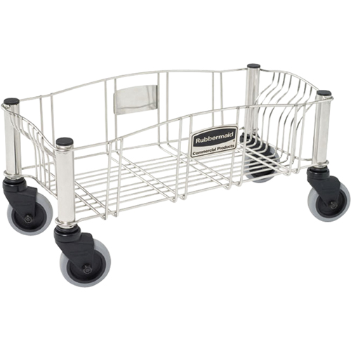 Chariot Slim Jim, Acier inoxydable, Acier inoxydable Nassau Supply