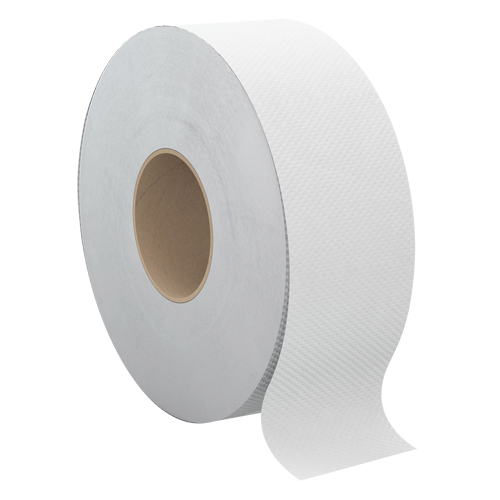 Pro Select Toilet Paper, Jumbo Roll, 2 Ply, 1000' Length, White Nassau Supply