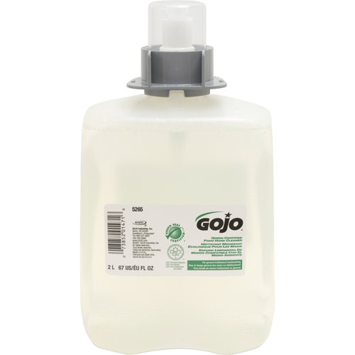 FMX-20 Green Certified Hand Soap, Foam, 2 L, Unscented Nassau Supply