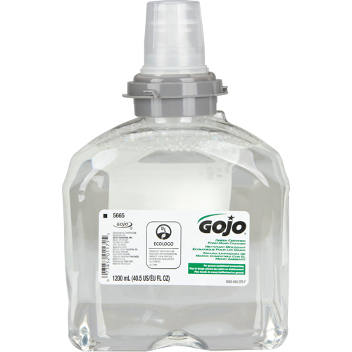 TFX Green Certified Hand Soap, Foam, 1.2 L, Unscented Nassau Supply
