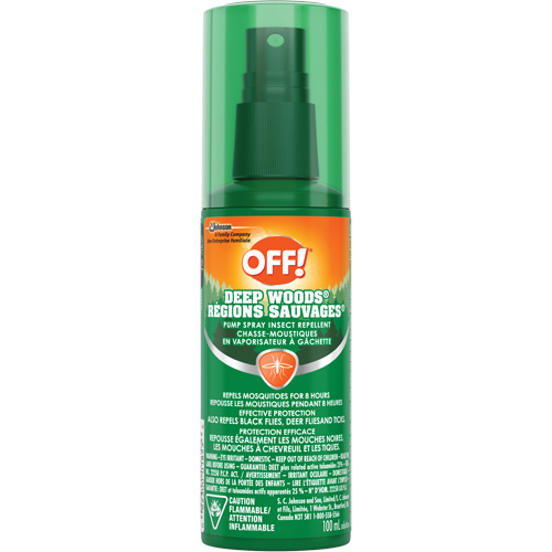 OFF! Deep Woods&reg; Insect Repellent, 25% DEET, Spray, 100 ml Nassau Supply
