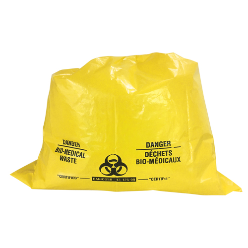 Sacs pour d&eacute;chets bio-m&eacute;dicaux Sure-Guard, Biorisque, 29" lo x 21-1/2" la, 2 mil Nassau Supply