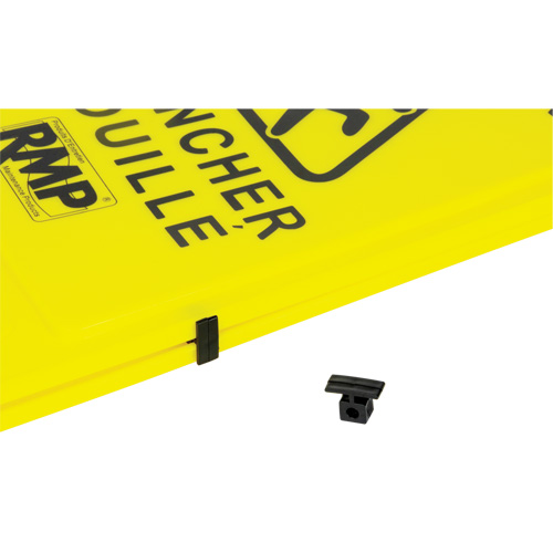 Safety Wet Floor Sign, Bilingual with Pictogram Nassau Supply