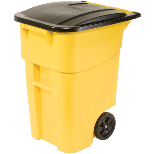 BRUTE&reg; Roll-Out Container, Curbside, Plastic, 50 US gal. Nassau Supply