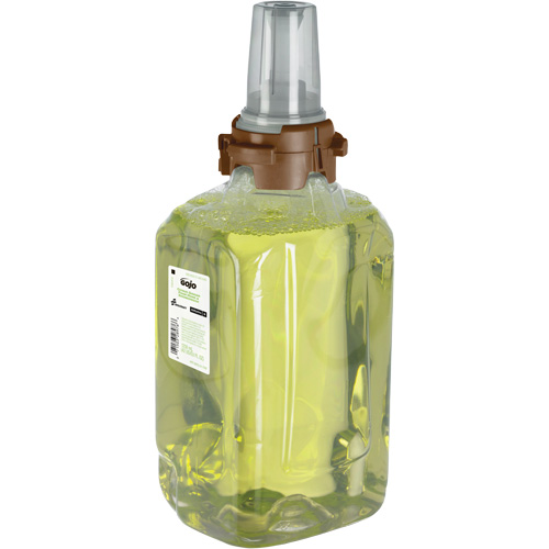 Savon mousse de douche et pour les mains pour distributeur ADX-12 de GOJO, 1250 ml, Gingembre et agrumes, Cartouche en plastique Nassau Supply