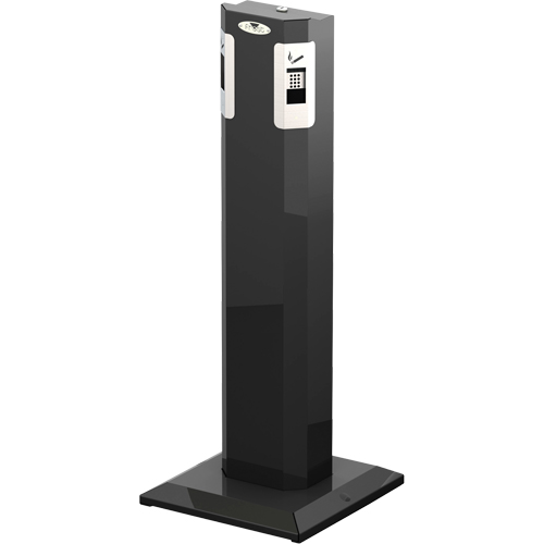 Cendrier sur socle, Sur pied, M&eacute;tal, Capacit&eacute; 1,6 gal. US, Hauteur 41-1/2" Nassau Supply