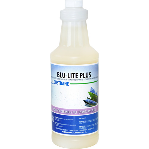Blu-Lite Plus Multi-Surface Cleaner and Disinfectant, 1 L, Bottle Nassau Supply