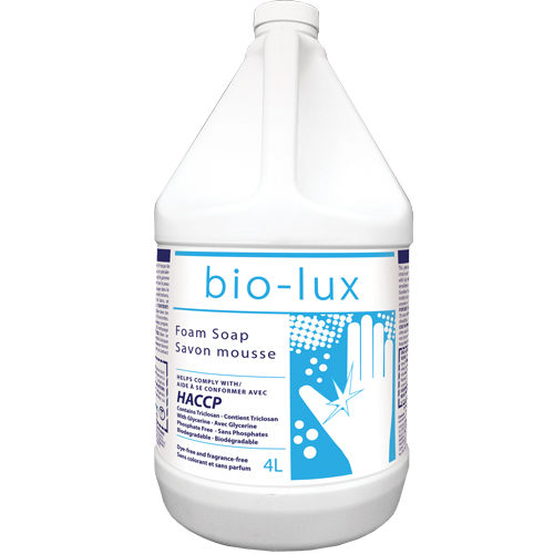 Savon antimicrobien Bio-Lux, Mousse, 4 L, Sans parfum Nassau Supply