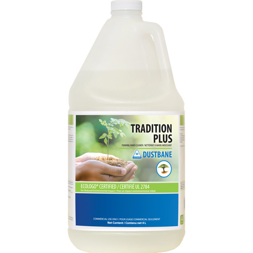 Nettoyant pour les mains Tradition Plus, Mousse, 4 L, Sans parfum Nassau Supply