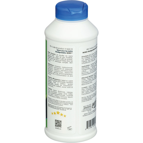 Nettoyant pour les mains biod&eacute;gradable, Poudre, 0,406 lb, Bouteille, Parfum&eacute; Nassau Supply