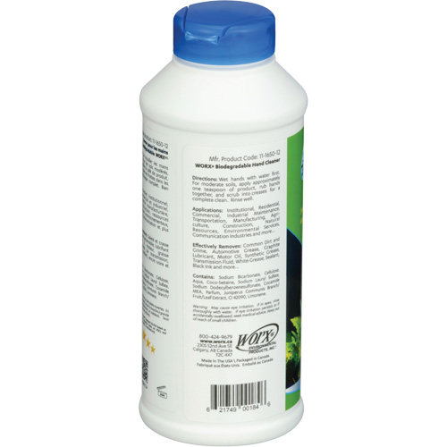 Nettoyant pour les mains biod&eacute;gradable, Poudre, 0,406 lb, Bouteille, Parfum&eacute; Nassau Supply