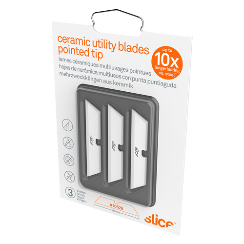 Slice Lames &agrave; bout pointu en c&eacute;ramique pour couteau utilitaire, Style Simple Nassau Supply