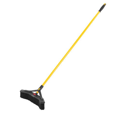 Maximizer Push-to-Center Broom, 18", Medium, PVC Bristles Nassau Supply