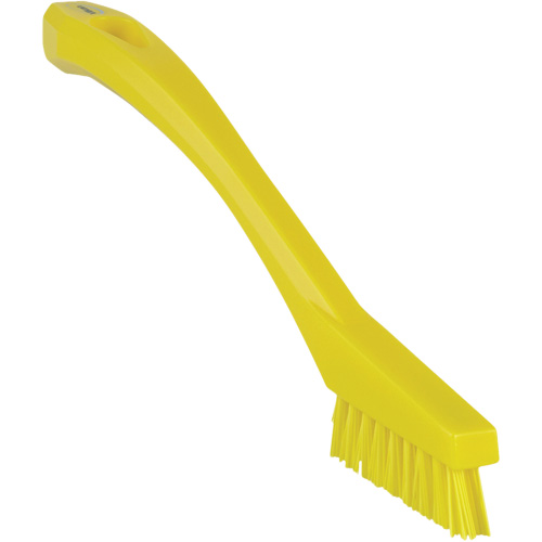 Brosse &agrave; recoins, Soies Ferme, Longueur de 8", Jaune Nassau Supply
