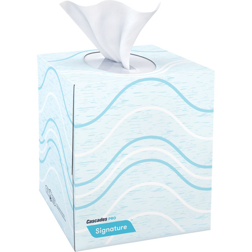 Papier-mouchoir Pro Signature, 2 pli, 8" lo x 8" la, 90 feuilles/boîte Nassau Supply