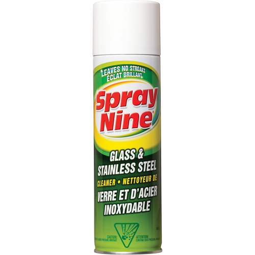 Glass & Stainless Cleaner, 600 g, Aerosol Can Nassau Supply