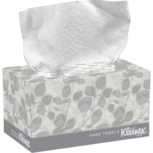 Kleenex&reg; Hand Towels in a POP-UP* Box, 1 Ply, 10-1/2" L x 9" W, 120 /Pack Nassau Supply