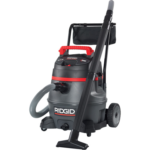 NXT Industrial Vacuum with Cart, Wet-Dry, 6 HP, 14 US Gal. (53 Litres) Nassau Supply