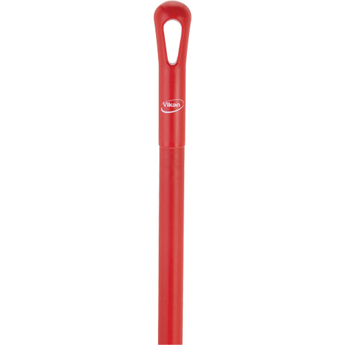 Manche ultra hygi&eacute;nique, Balai/Grattoir/Raclette, Rouge, Ergonomique, 59" lo Nassau Supply
