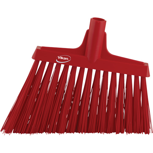 T&ecirc;te de balai oblique, Crins Extra-ferme, 12", Polyester, Rouge Nassau Supply