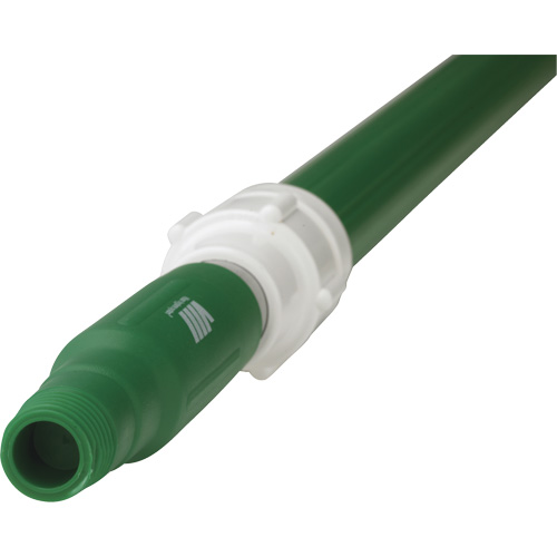 Manche de brosse pour plateforme, Brosse/Support &agrave; tampon, Vert, T&eacute;lescopique, 62"-113" lo Nassau Supply