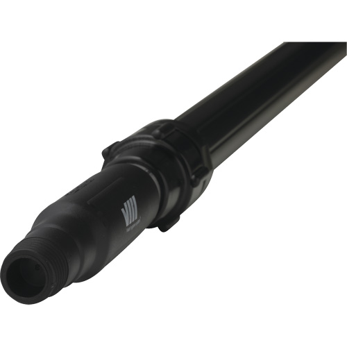Manche de brosse pour plateforme, Brosse/Support &agrave; tampon, Noir, T&eacute;lescopique, 62"-113" lo Nassau Supply